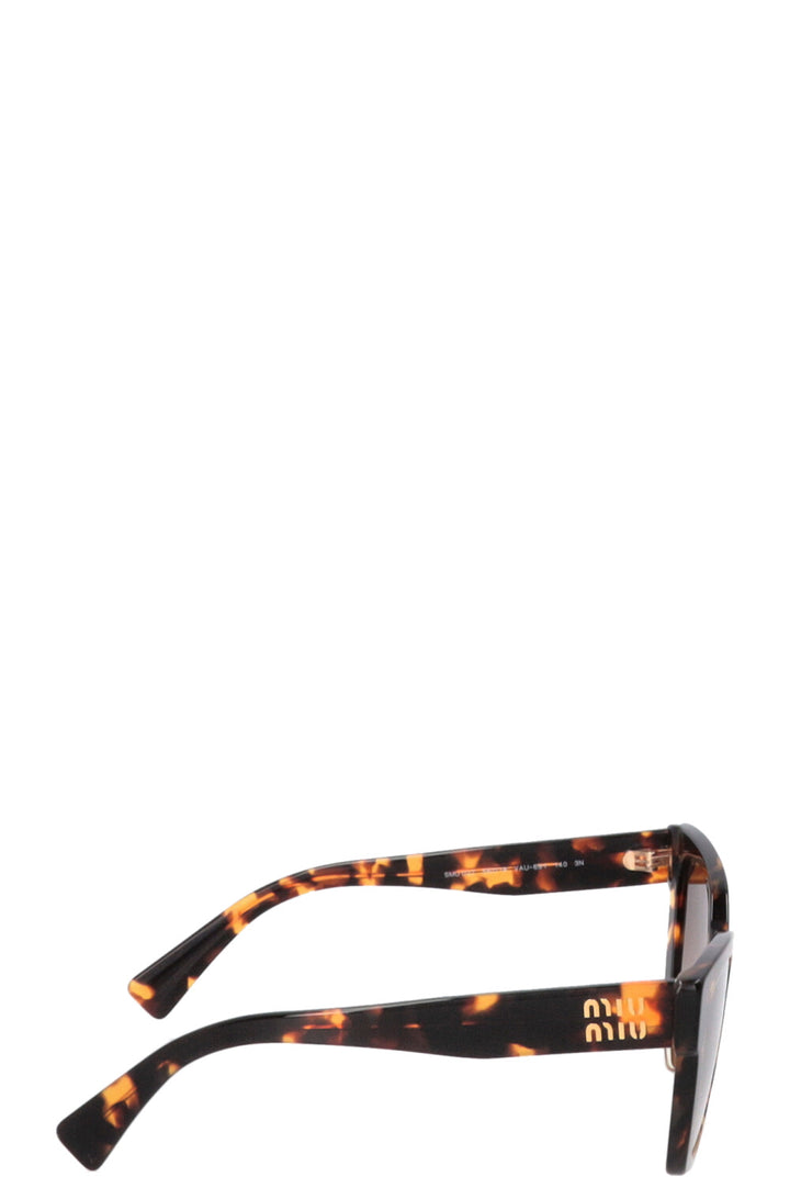 MIU MIU Lunettes de Soleil Marron Écaille de Tortue SMU02Z