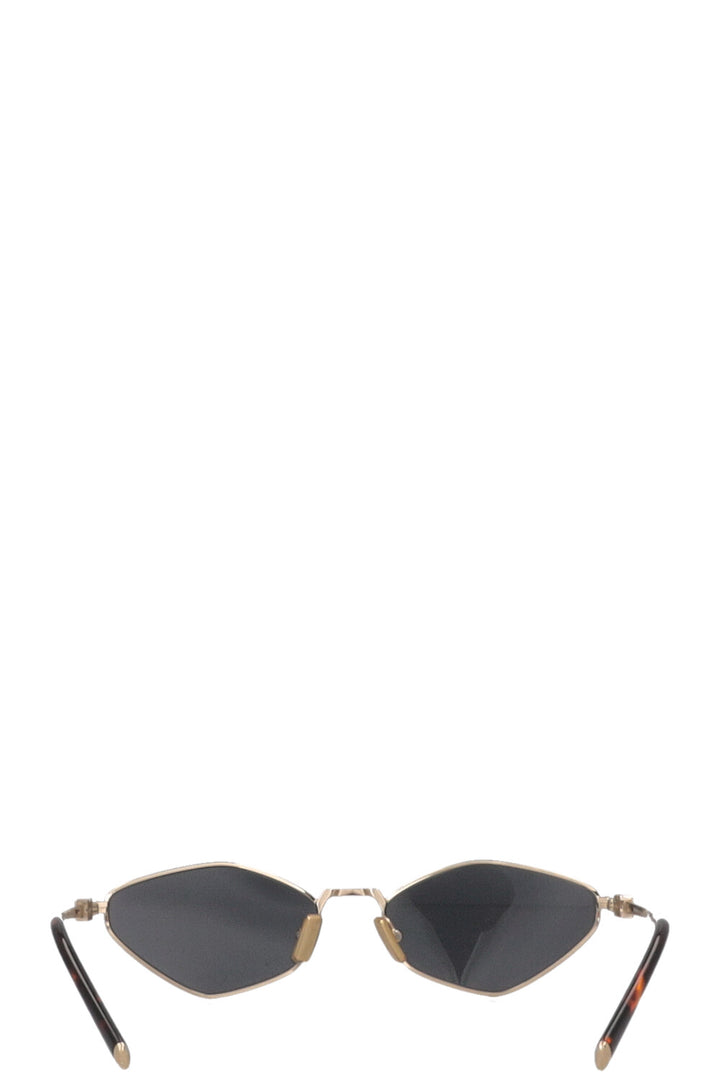 MIU MIU Lunettes de soleil dorées SMU56Z