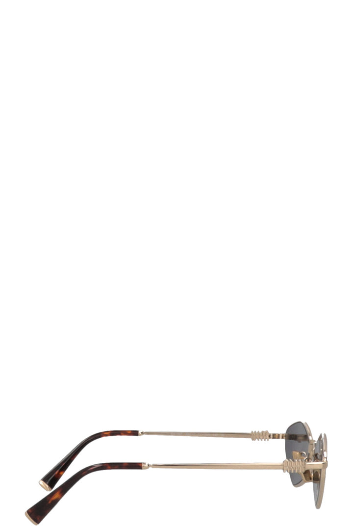 MIU MIU Lunettes de soleil dorées SMU56Z