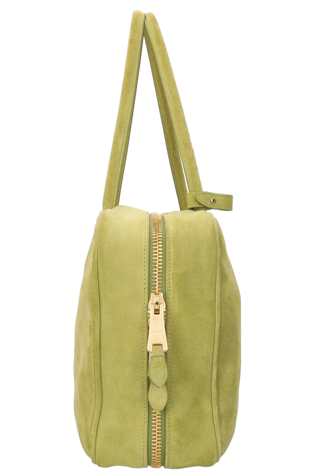 MIU MIU Beau Bag Large Suede Lime