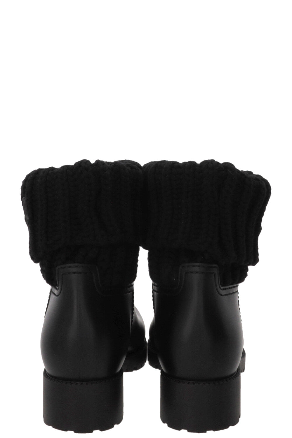 MONCLER Sock Boots Rubber Black