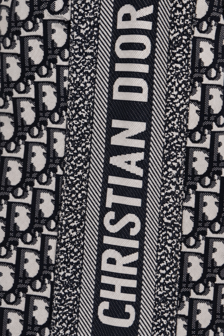 CHRISTIAN DIOR Veste de survêtement Oblique zippée bleue