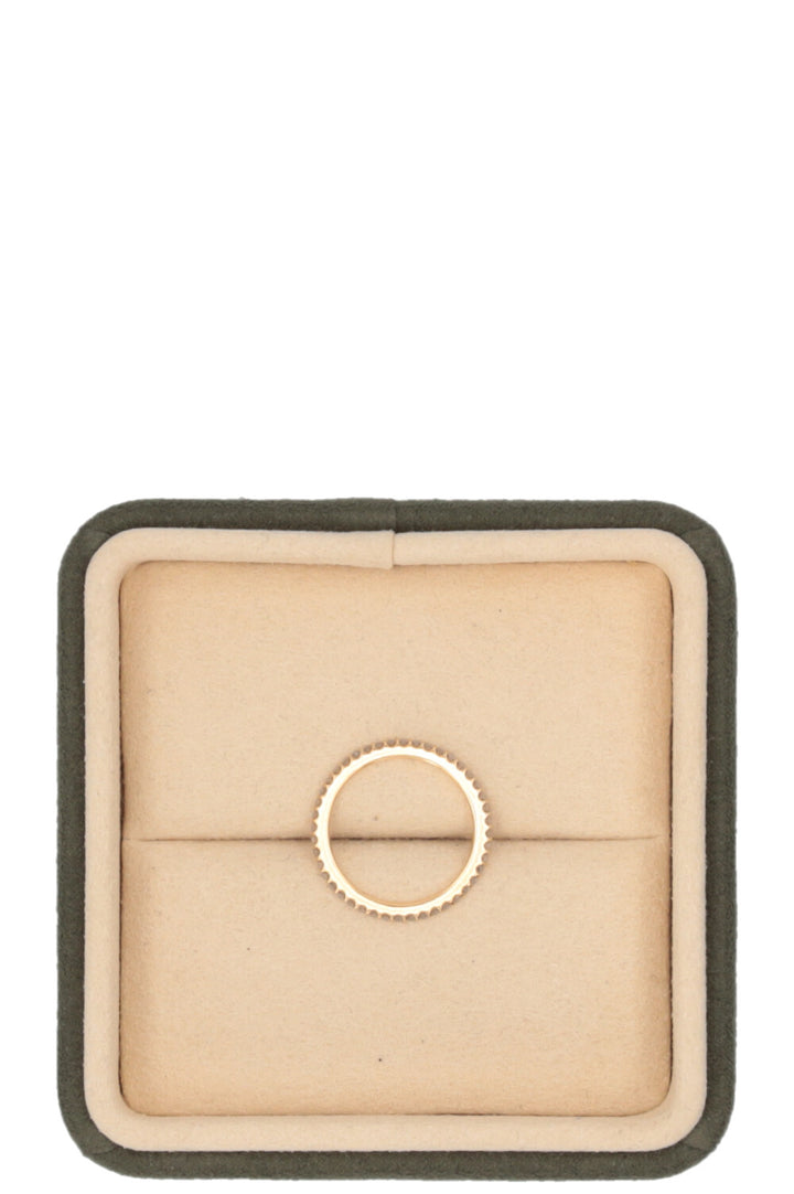OLE LYNGGAARD Love Bands Ring 18K Yellow Gold Diamonds