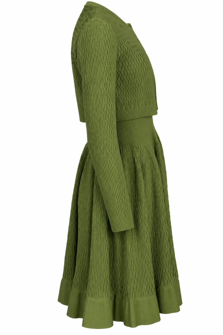 ALAÏA Structured Two-Piece Viscose Green