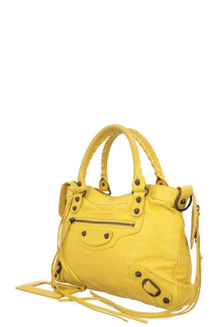BALENCIAGA Le City Bag Small Yellow