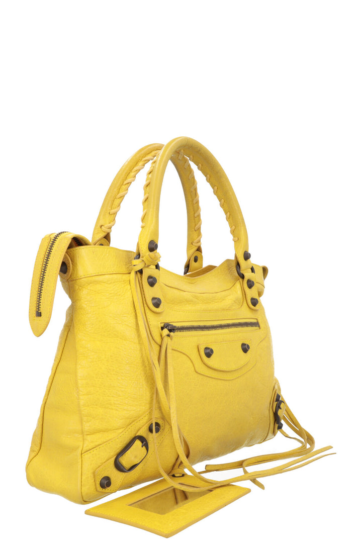 BALENCIAGA Le City Bag Small Yellow