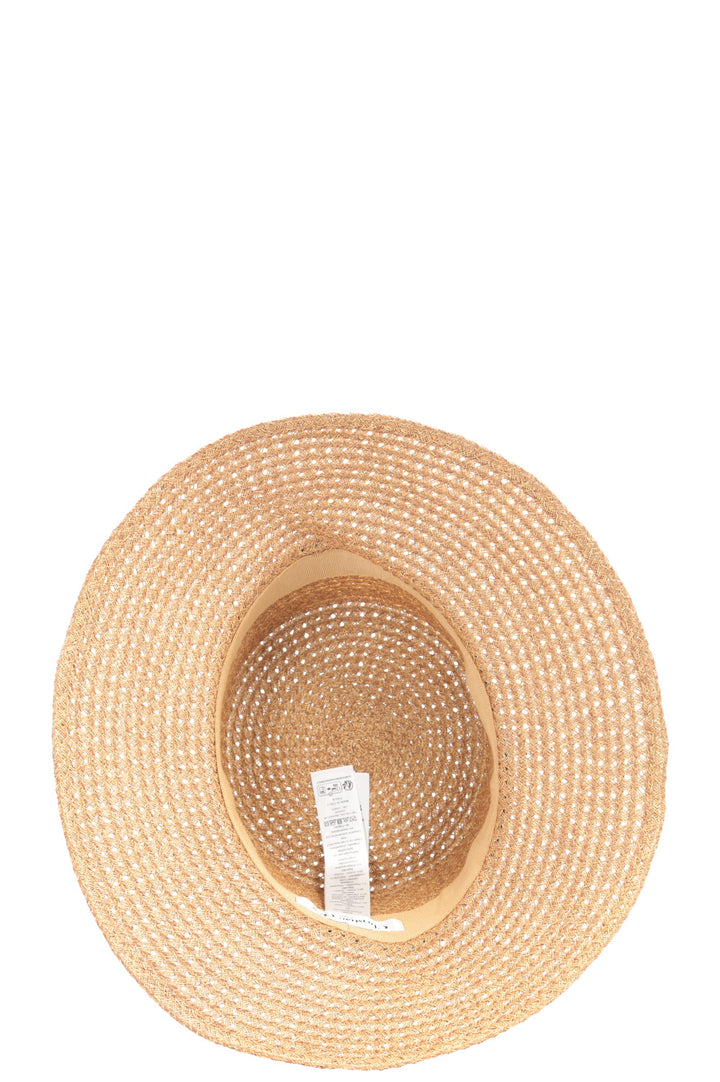 CHRISTIAN DIOR D-Bobby Large Trim Hat Turquoise