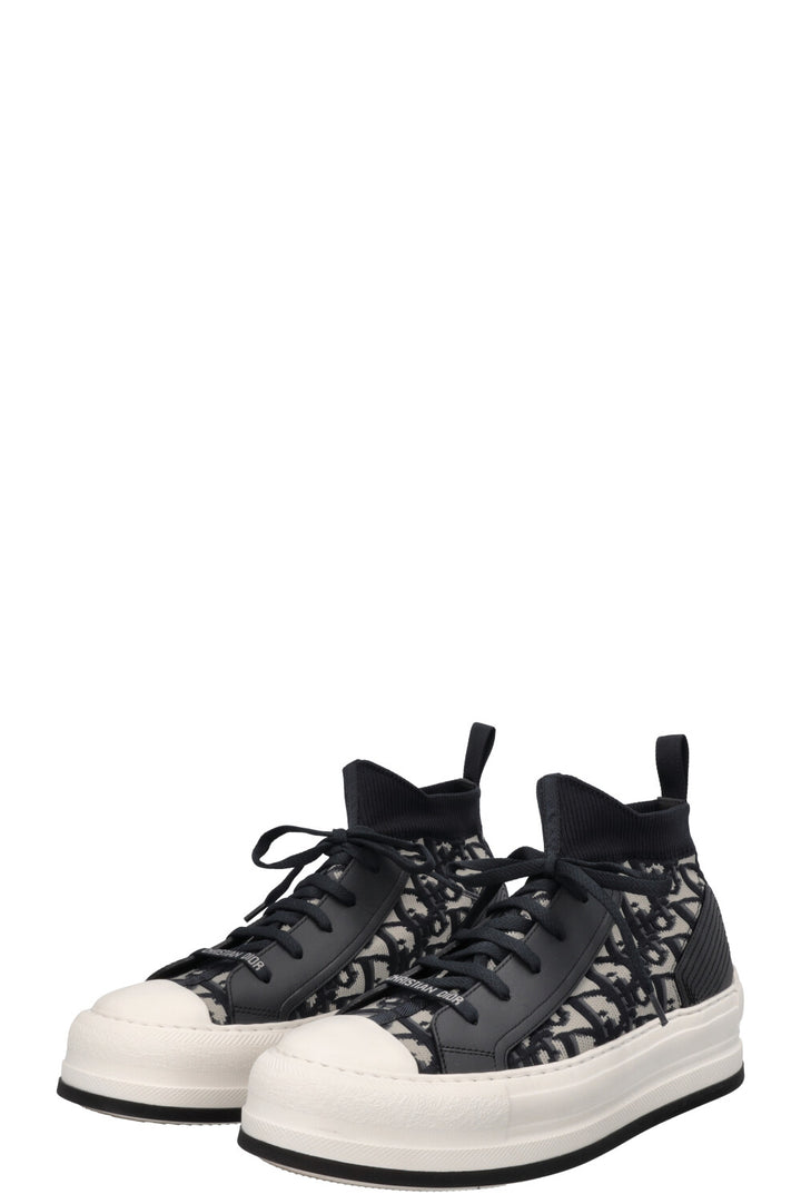 CHRISTIAN DIOR Walk'N'Dior High Top Sneaker Blue