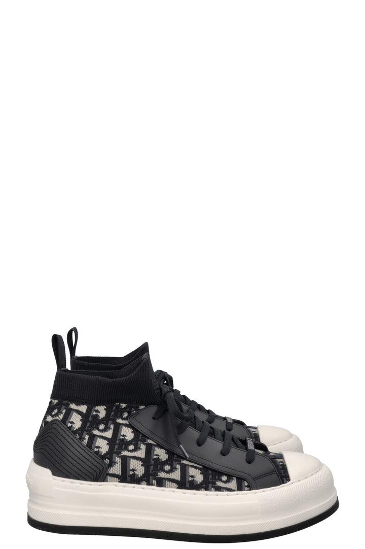 CHRISTIAN DIOR Walk'N'Dior High Top Sneaker Blue
