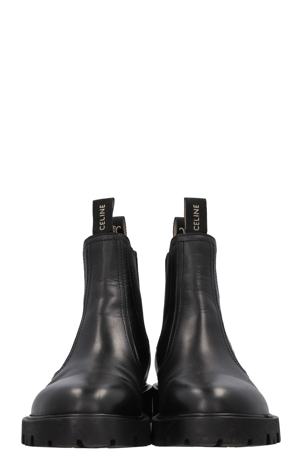 CELINE Margaret Chelsea Ankle Boots Black