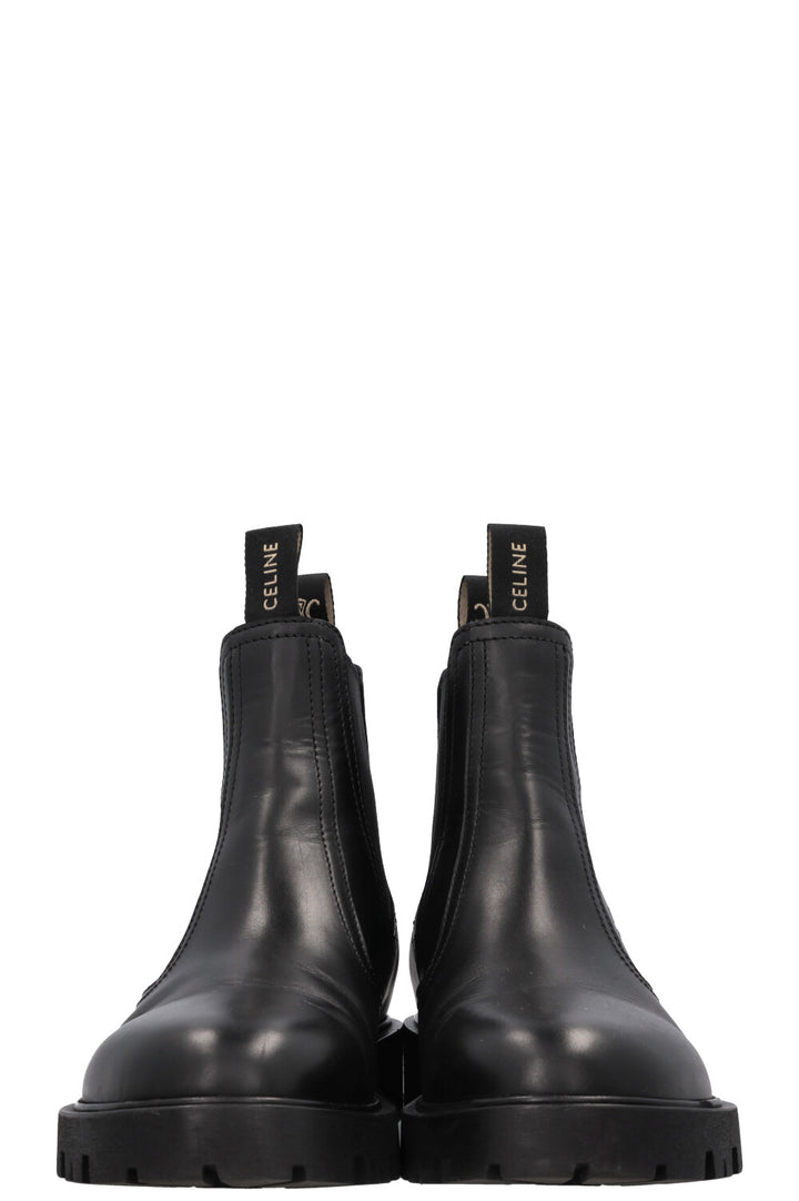 CELINE Margaret Chelsea Ankle Boots Black