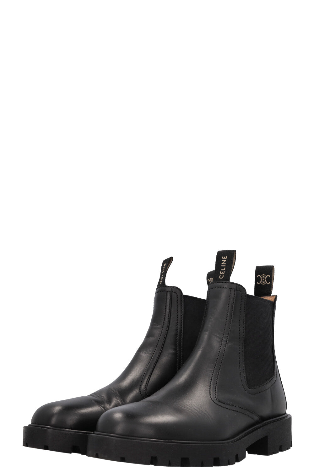 CELINE Margaret Chelsea Ankle Boots Black