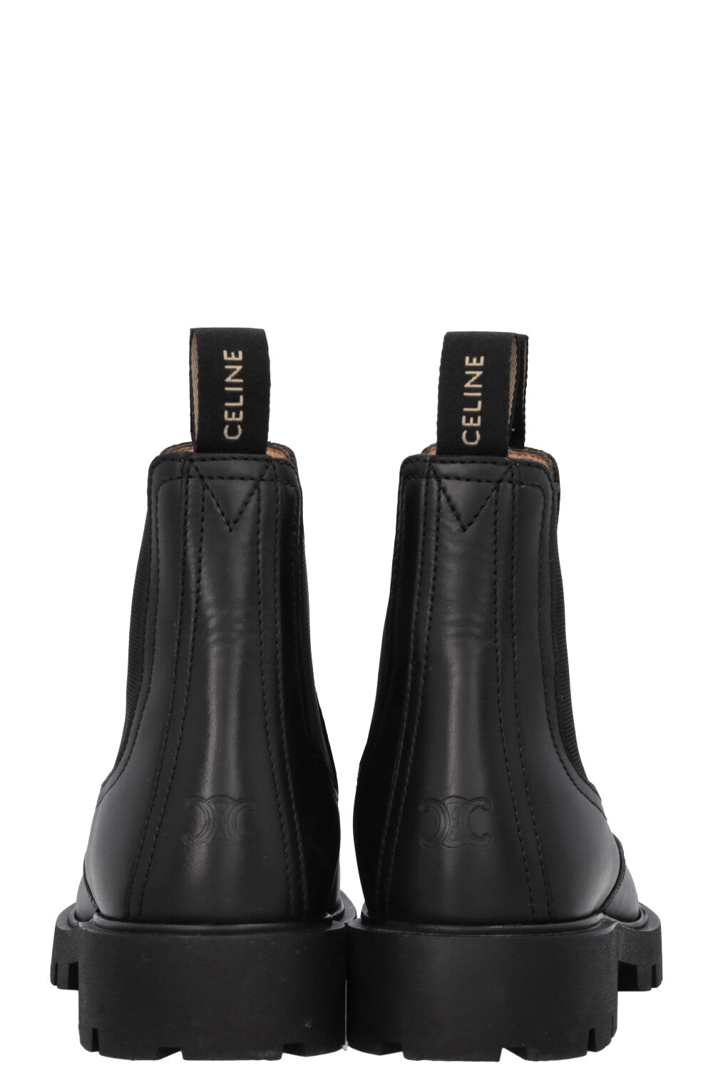 CELINE Margaret Chelsea Ankle Boots Black