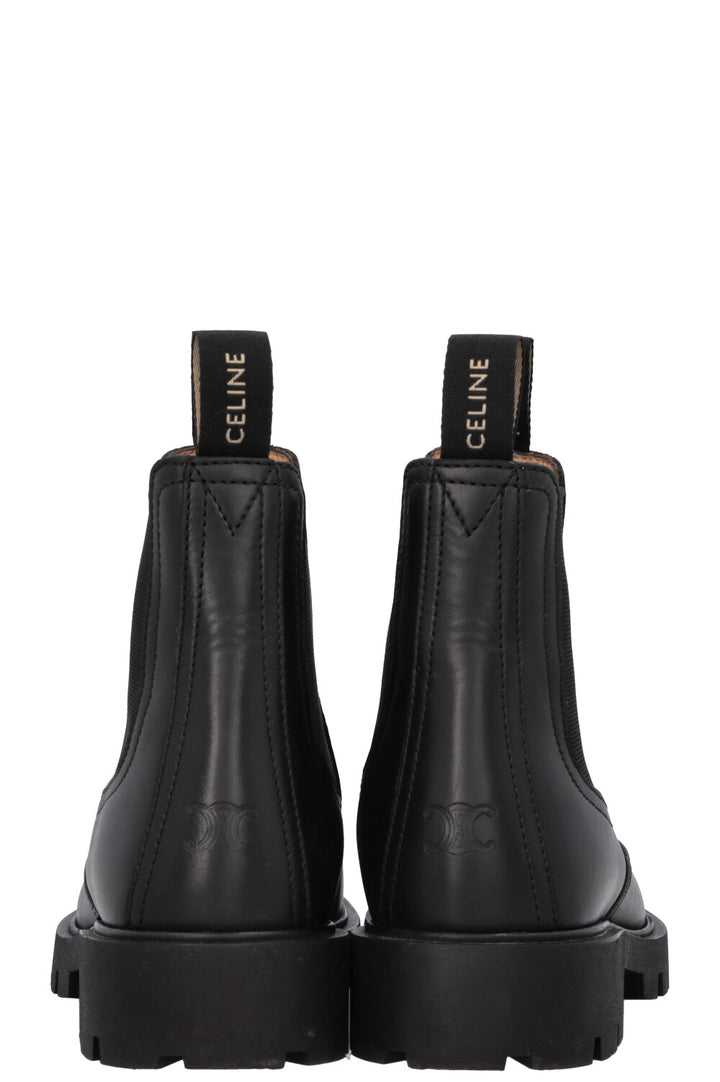 CELINE Margaret Chelsea Ankle Boots Black