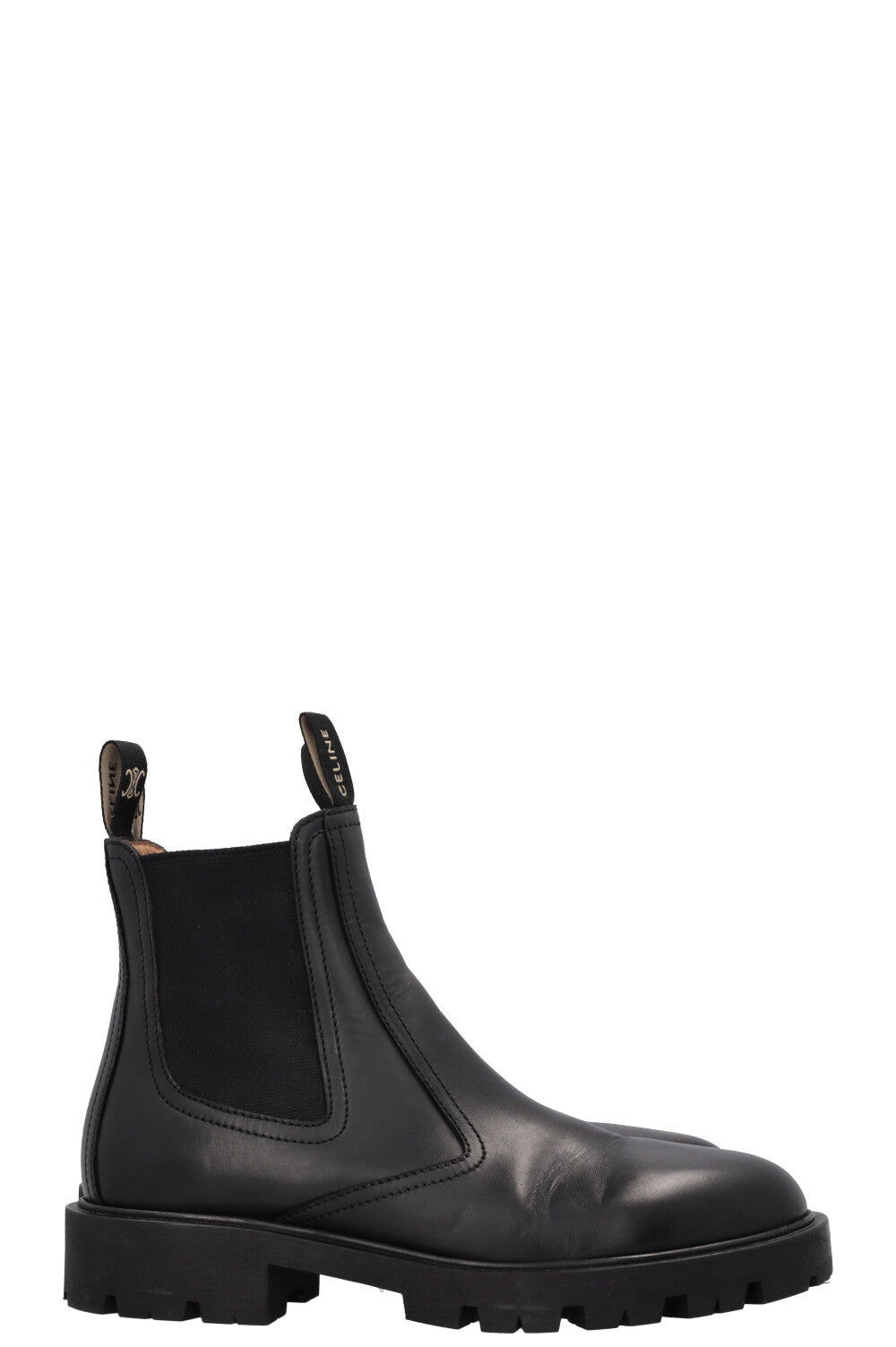 CELINE Margaret Chelsea Ankle Boots Black