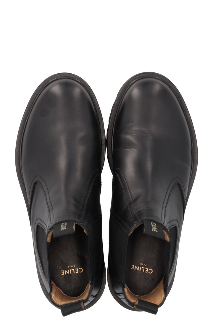 CELINE Margaret Chelsea Ankle Boots Black