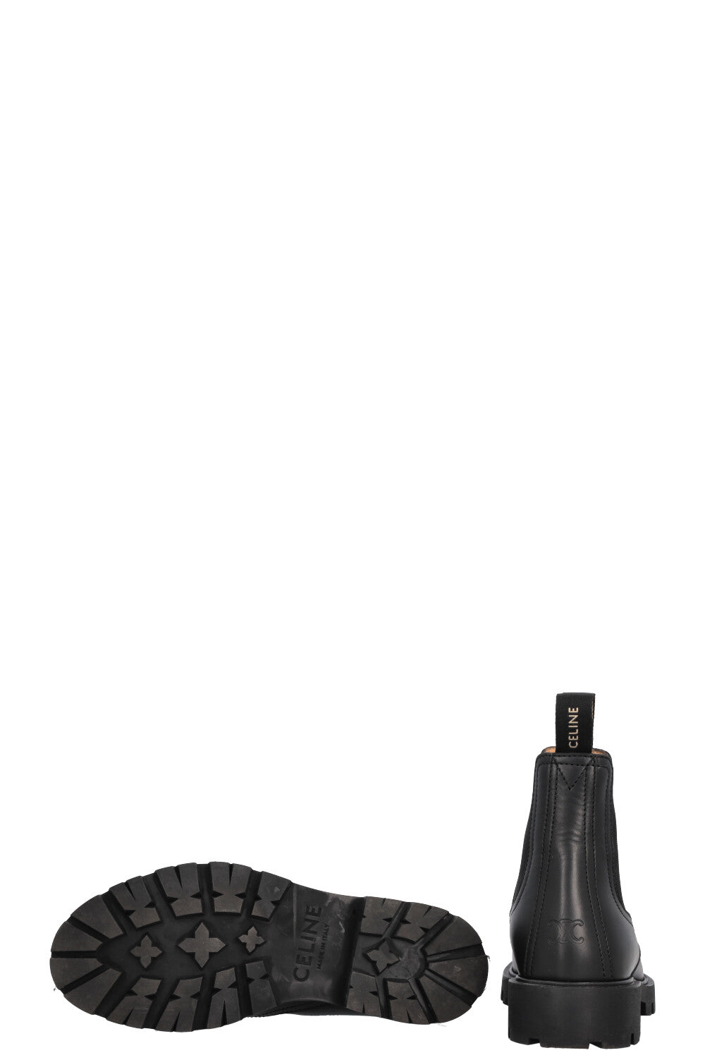 CELINE Margaret Chelsea Ankle Boots Black
