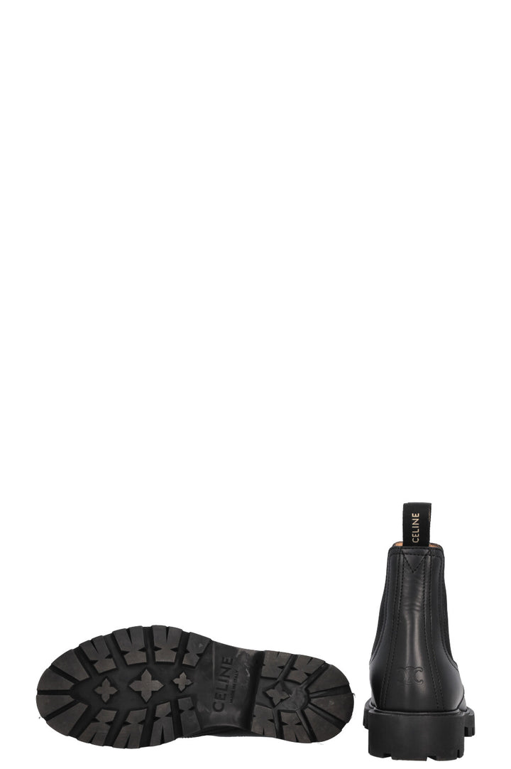 CELINE Margaret Chelsea Ankle Boots Black