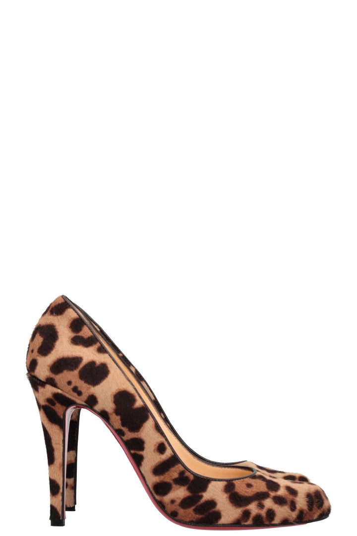 CHRISTIAN LOUBOUTIN Calf Hair Cheetah Heels