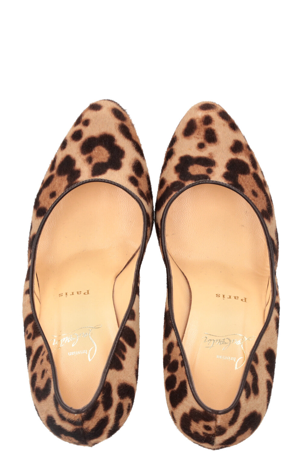 CHRISTIAN LOUBOUTIN Calf Hair Cheetah Heels