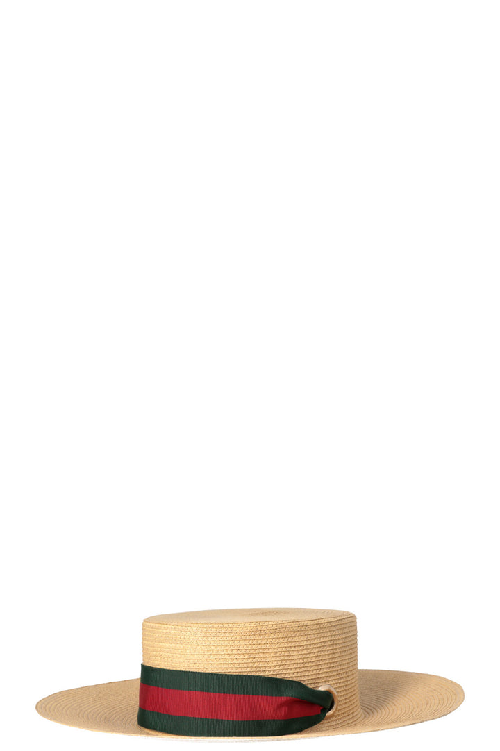 GUCCI Raffia Web Hat