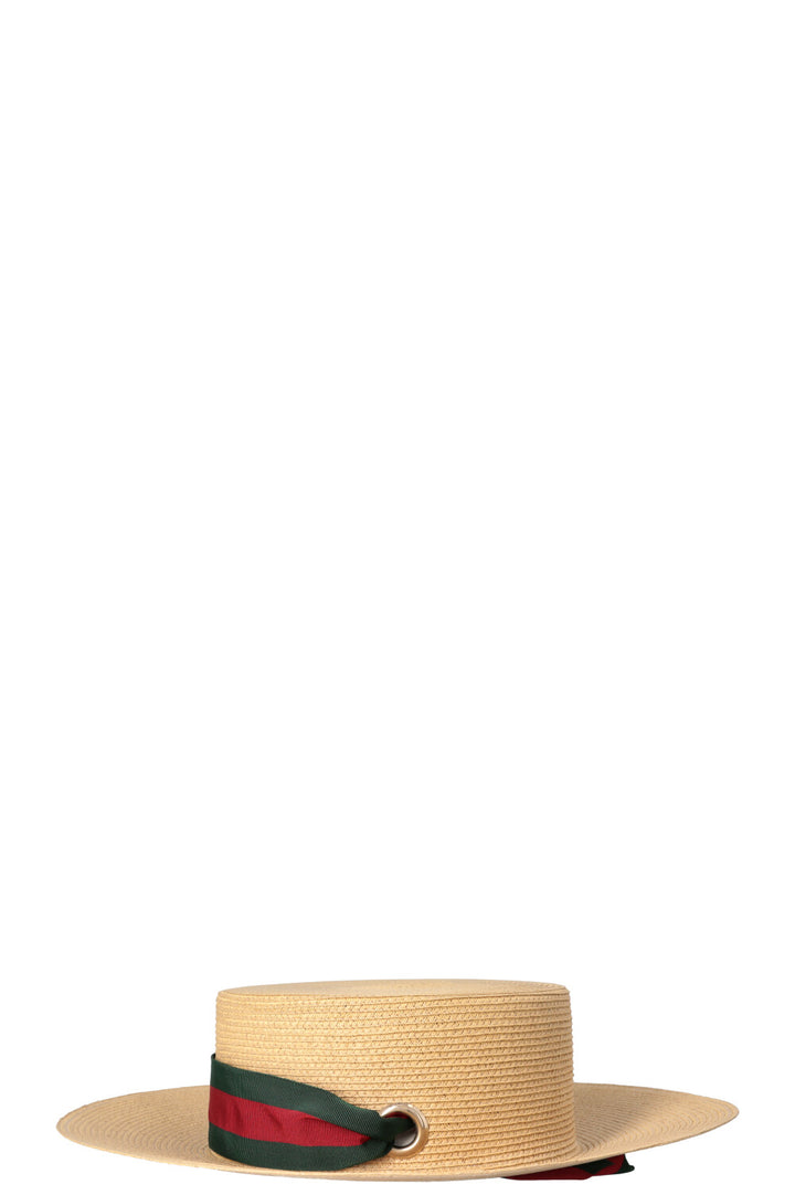 GUCCI Raffia Web Hat