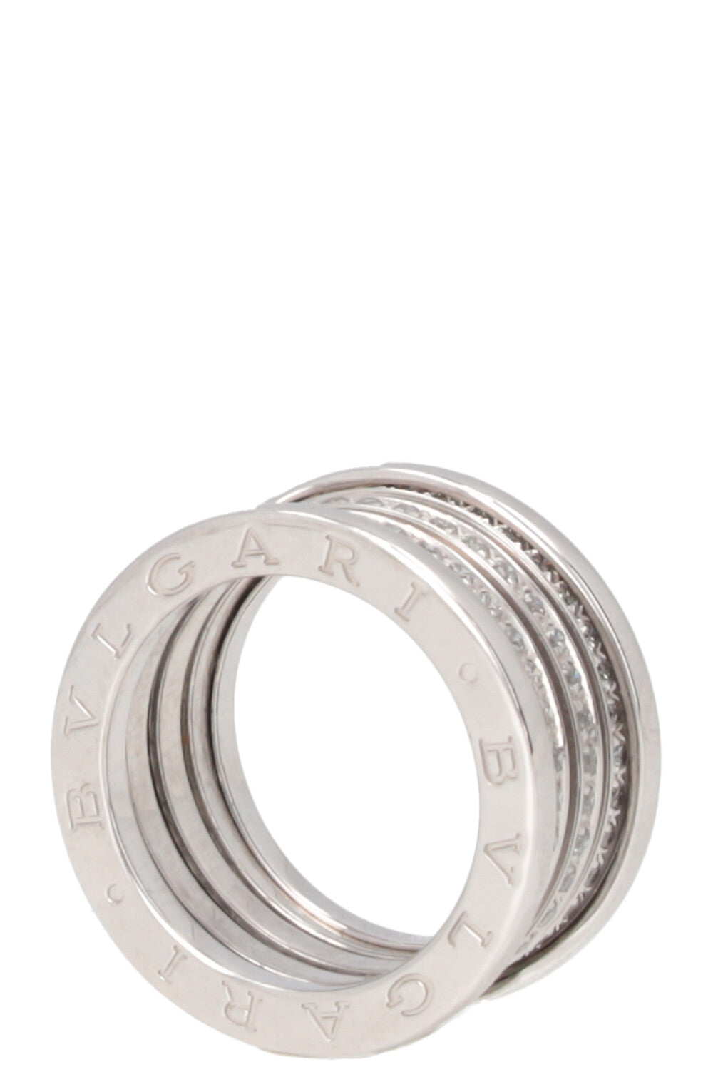 BVLGARI B.Zero1 Ring White Gold Diamonds