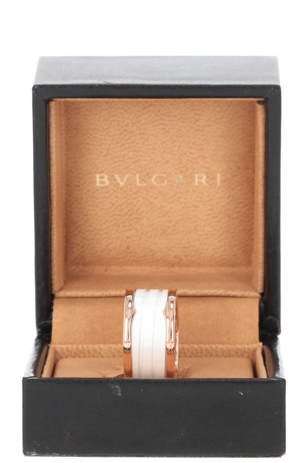BVLGARI B.Zero1 Ring Rose Gold Ceramic