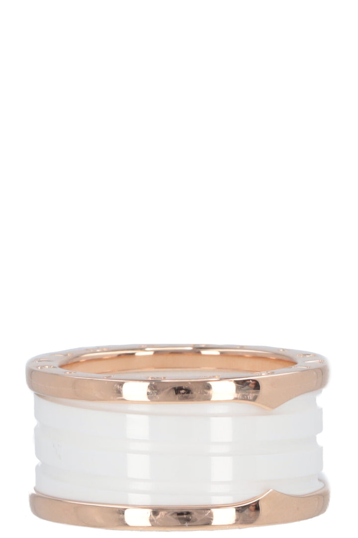 BVLGARI B.Zero1 Ring Rose Gold Ceramic