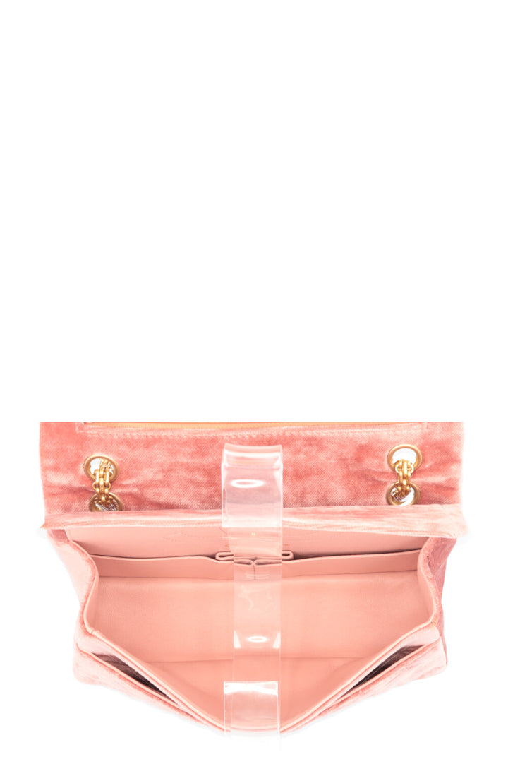 CHANEL Small 2.55 Bag Velvet Rose