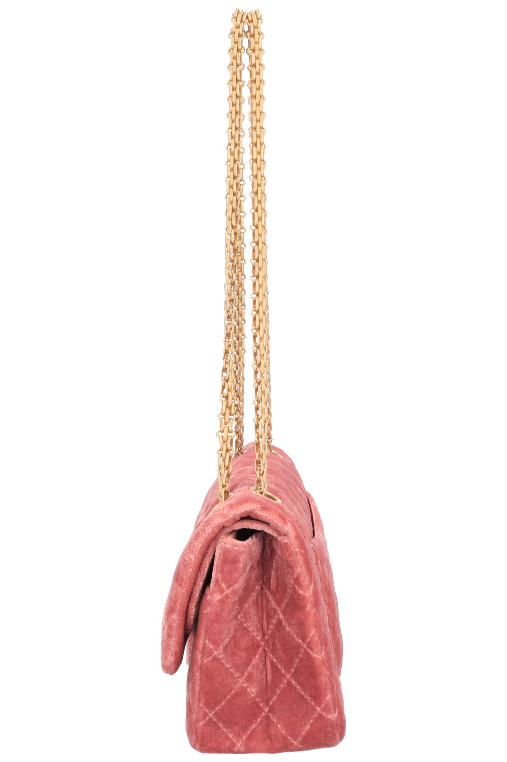 CHANEL Small 2.55 Bag Velvet Rose