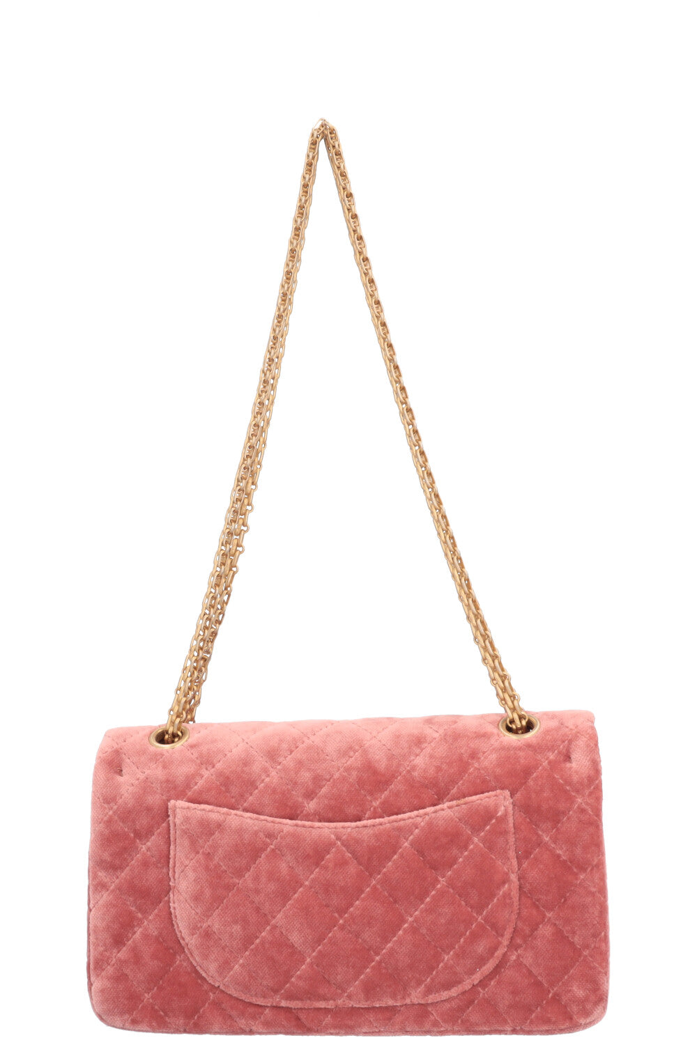 CHANEL Small 2.55 Bag Velvet Rose