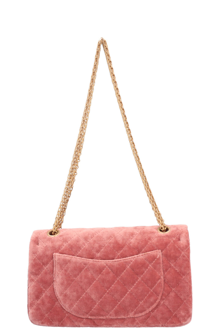 CHANEL Small 2.55 Bag Velvet Rose