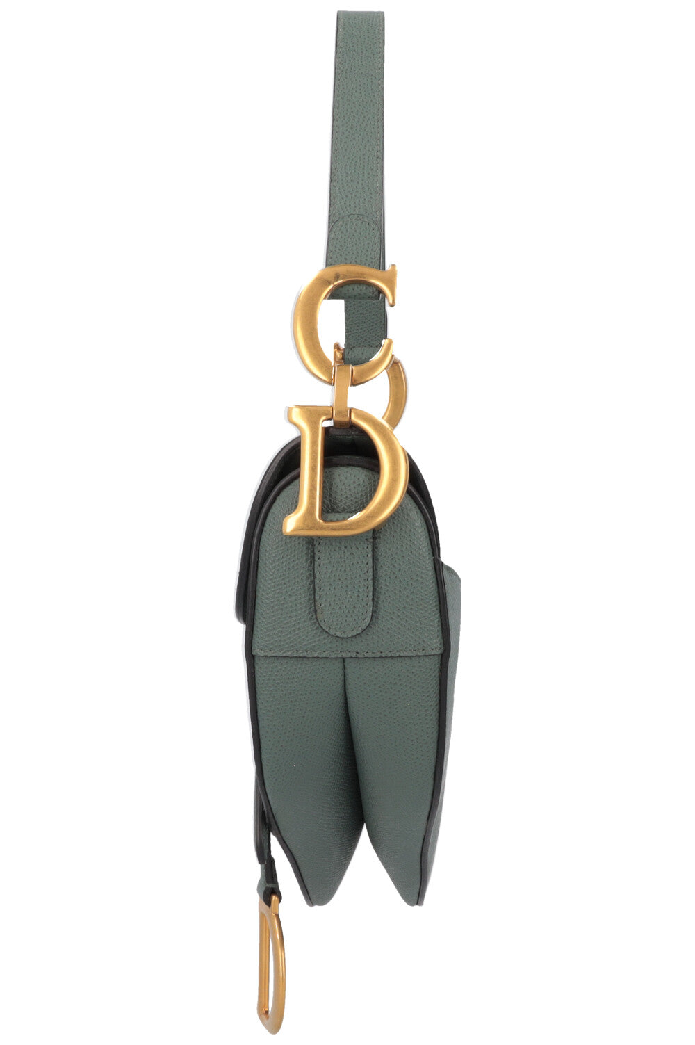 CHRISTIAN DIOR Sac Saddle Cuir Sauge