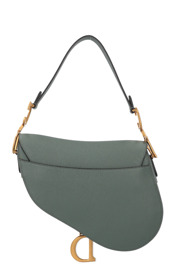 CHRISTIAN DIOR Sac Saddle Cuir Sauge