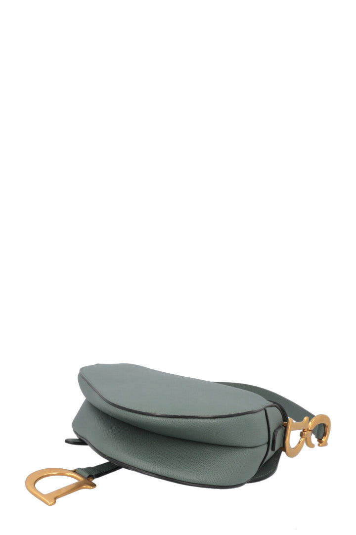 CHRISTIAN DIOR Sac Saddle Cuir Sauge