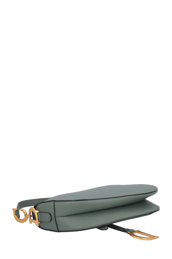 CHRISTIAN DIOR Sac Saddle Cuir Sauge