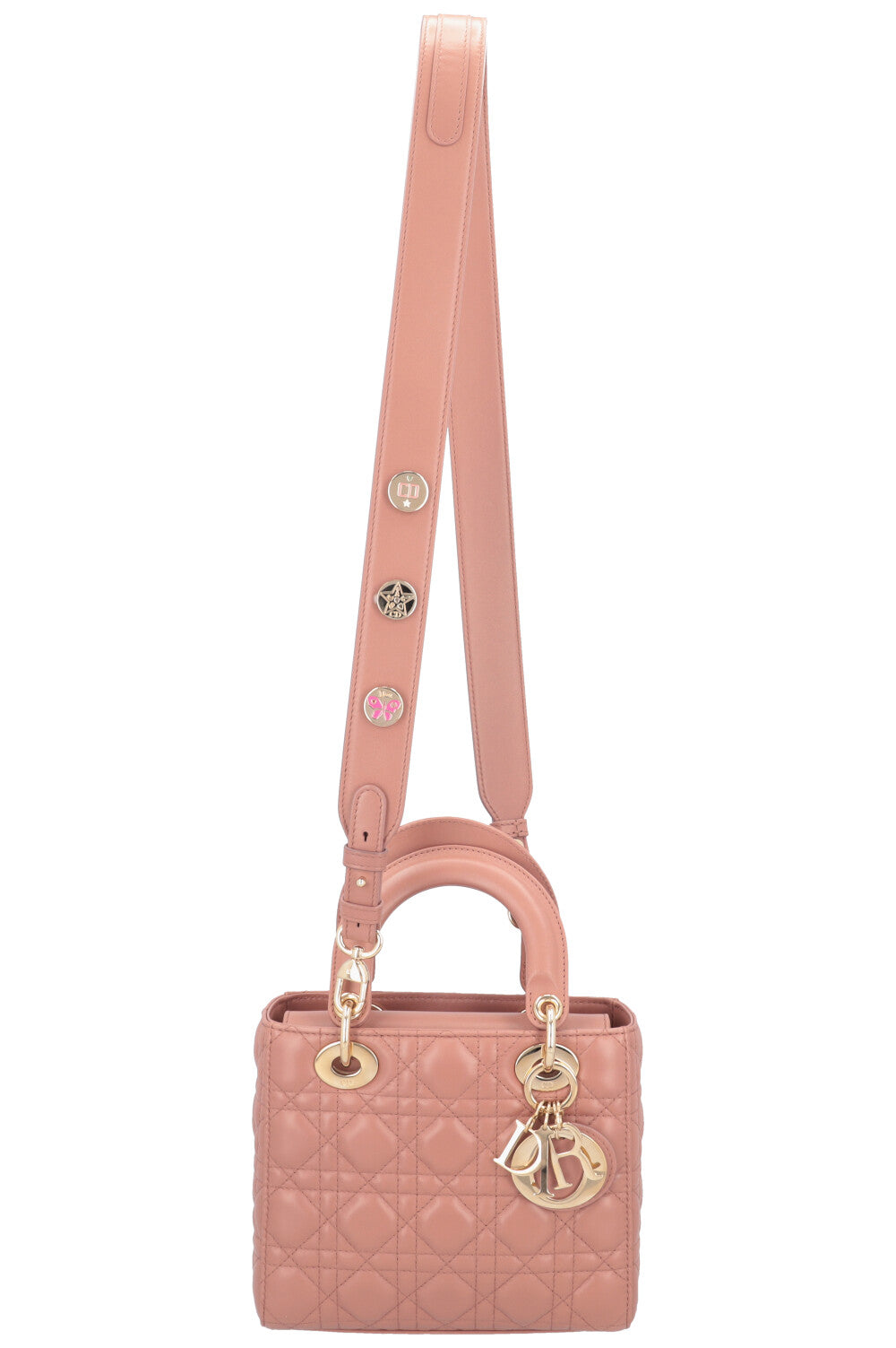 CHRISTIAN DIOR Petit Sac Lady Dior Mon ABCDior Rose