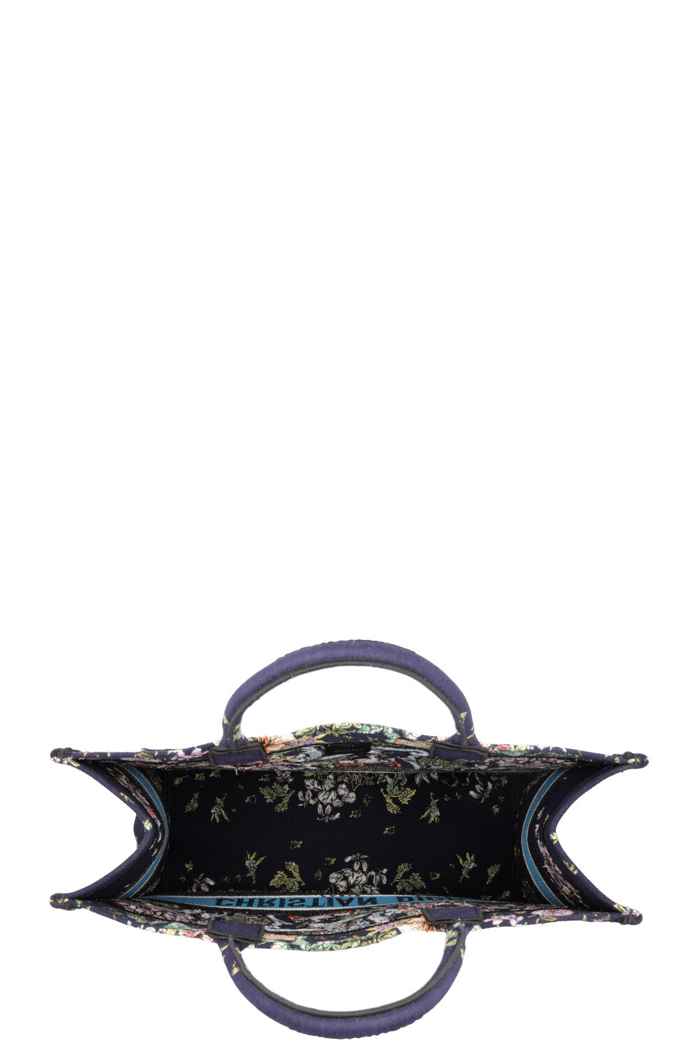 CHRISTIAN DIOR Large Dioriviera Book Tote Blue
