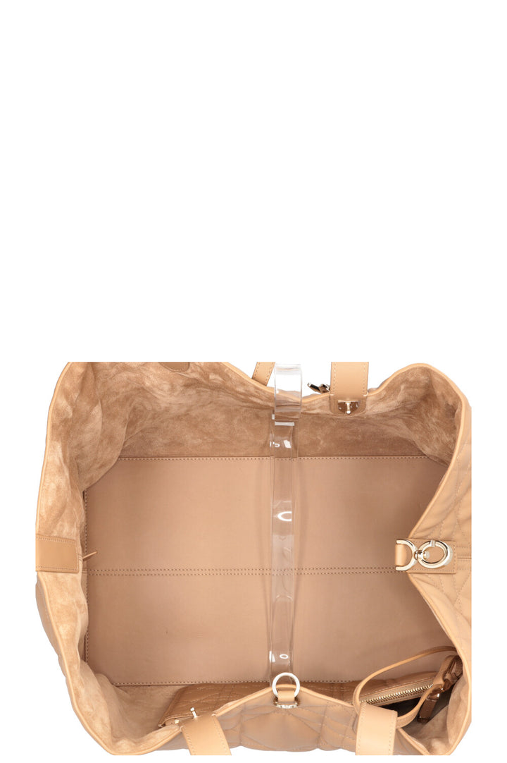 CHRISTIAN DIOR Sac Toujours Large Tote Bag Beige