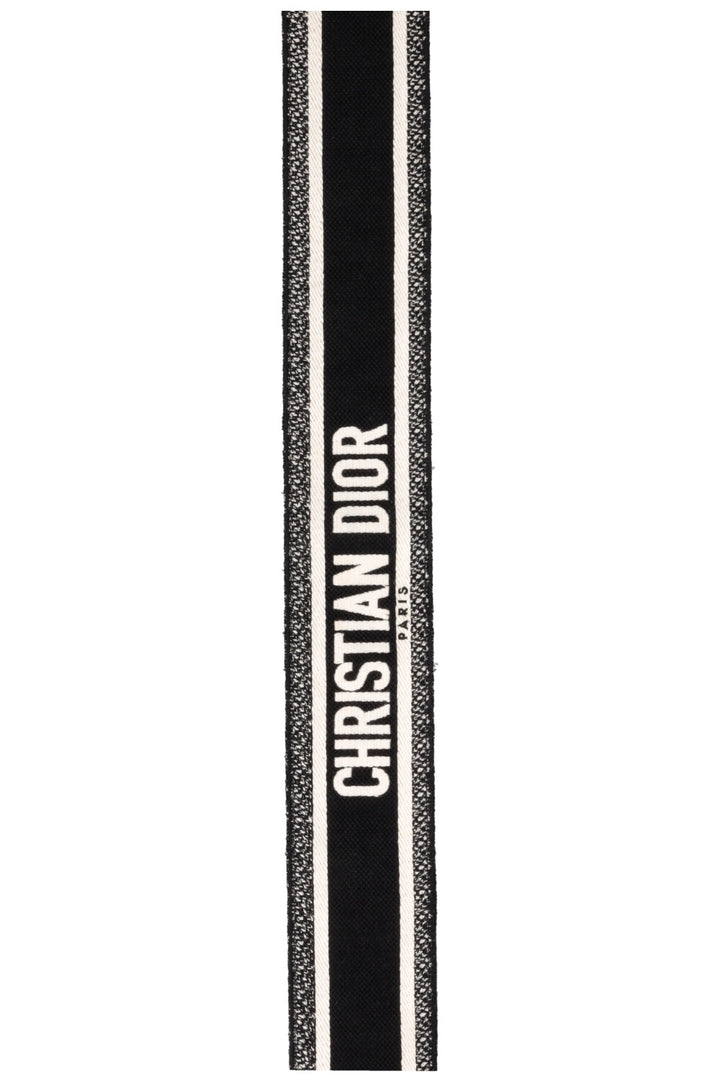 CHRISTIAN DIOR Shoulder Strap Canvas Black