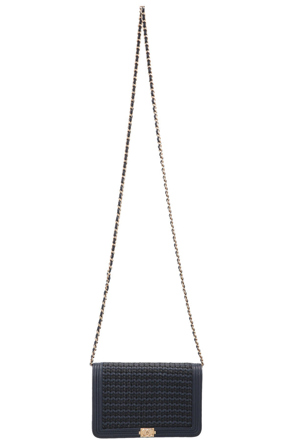 CHANEL Crochet WOC Marine Noir