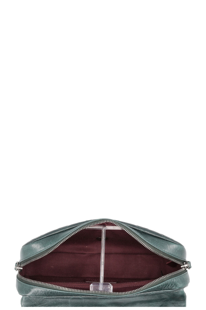 CHANEL Aged Portobello Flap Bag Green