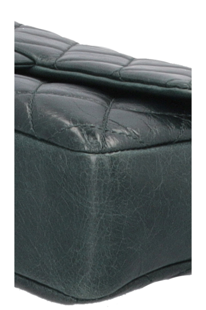 CHANEL Aged Portobello Flap Bag Green