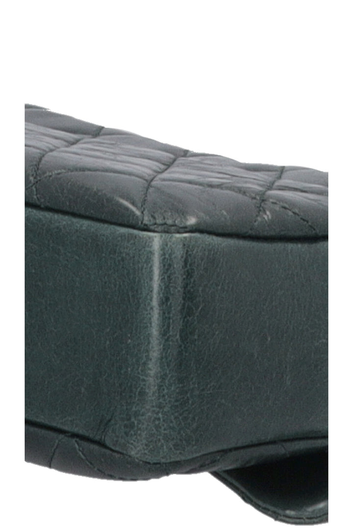 CHANEL Aged Portobello Flap Bag Green