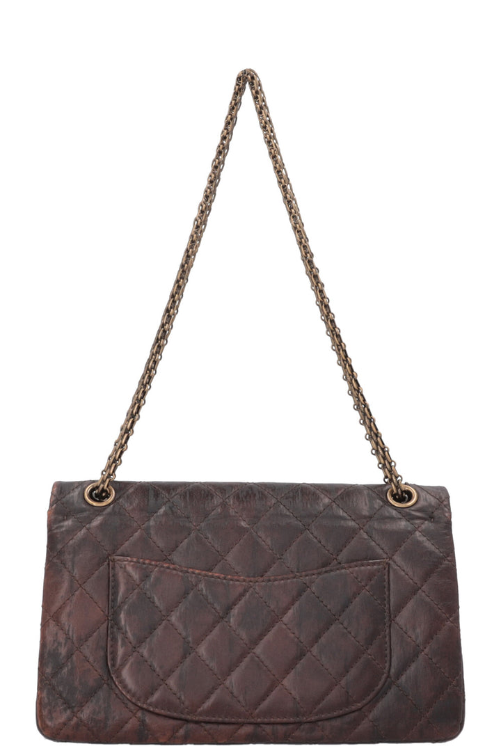 CHANEL Paris Shanghai 2.55 Reissue Medium Double Flap Brown