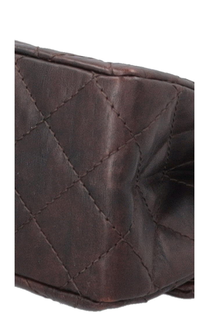 CHANEL Paris Shanghai 2.55 Reissue Medium Double Flap Brown