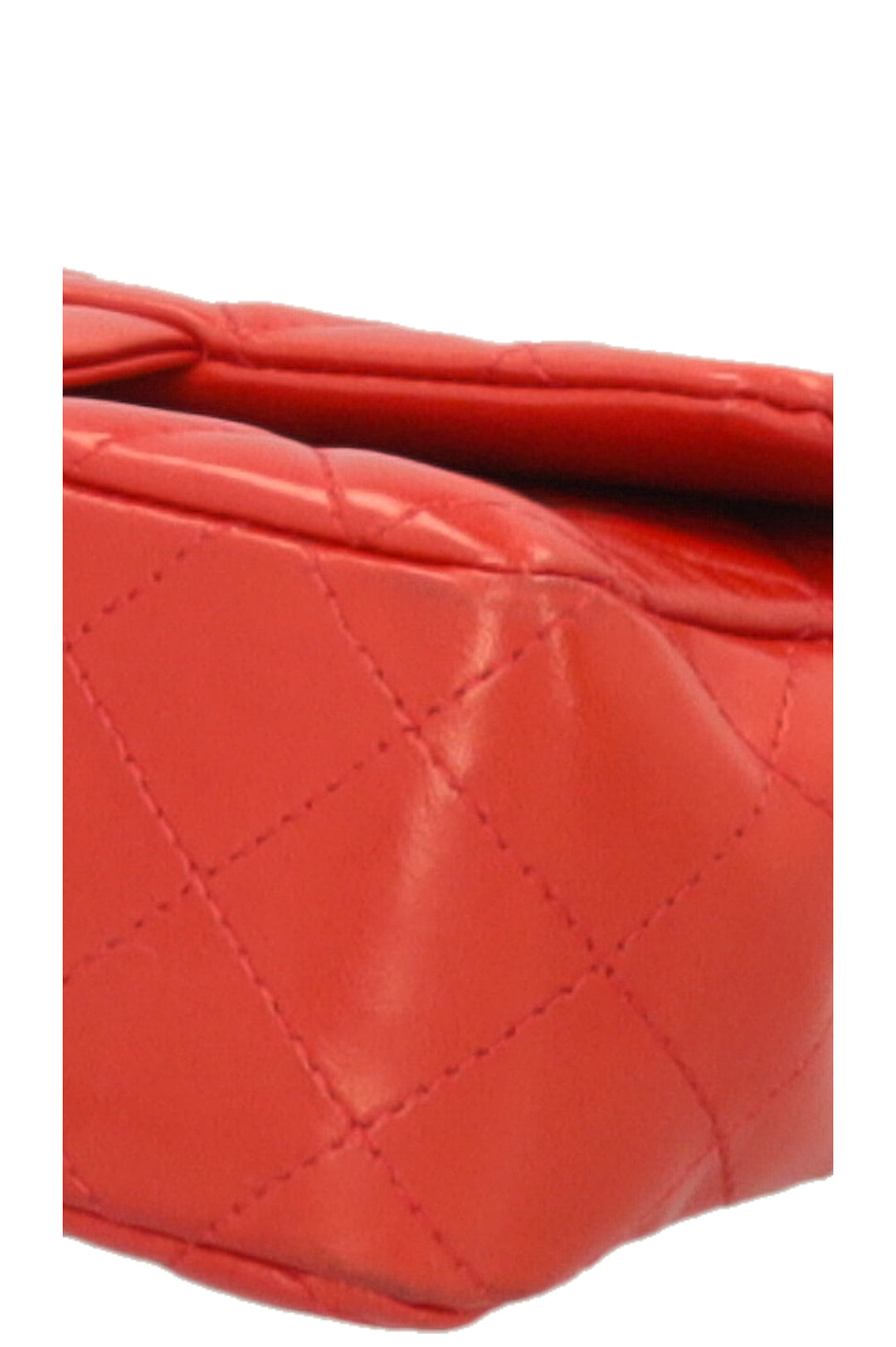 CHANEL Mini Classic Single Flap Bag Red