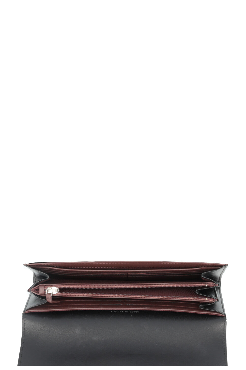 CHANEL Classic Long Wallet Leather Black