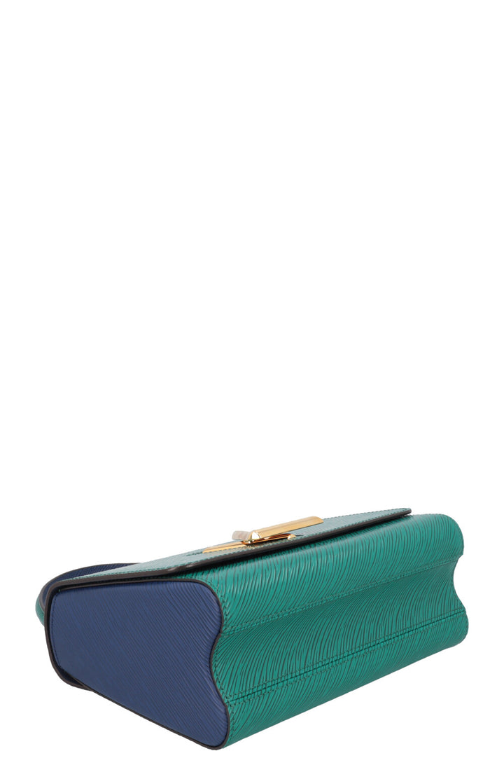 LOUIS VUITTON Twist MM Leather Green Blue